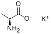 potassium L-alaninate Structure