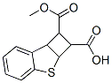 1,2,2a,7b-Tetrahydro-1-methylbenzo[b]cyclobuta[d]thiophene-1,2-dicarboxylic acid Structure