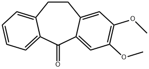 10,11-DIHYDRO-2,3-DIMETHOXY-5H-DIBENZO-(A,D)CYCLOHEPTEN-5-ONE Structure