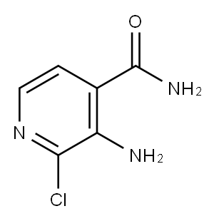 3-AMINO-2-CHLORO-ISONICOTINAMIDE Structure