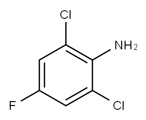 2,6-DICHLORO-4-FLUOROANILINE Structure