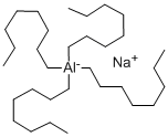 sodium tetraoctylaluminate Structure