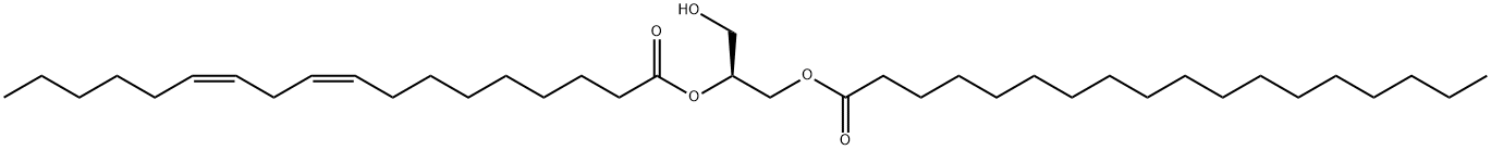 1-stearoyl-2-linoleoyl-sn-glycerol Structure