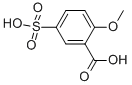 5-sulpho-o-anisic acid Structure