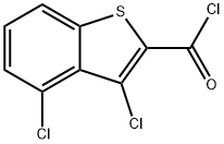 3,4-DICHLOROBENZO[B]THIOPHENE-2-CARBONYL CHLORIDE Structure