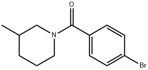 1-(4-bromobenzoyl)-3-methylpiperidine Structure