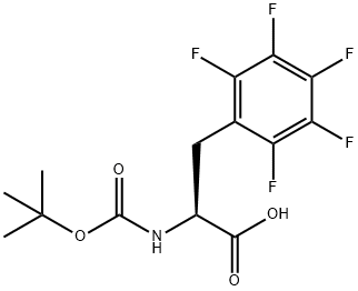 BOC-L-PENTAFLUOROPHENYLALANINE Structure
