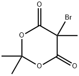 5-BROMO-2.2.5-TRIMETHYL-1.3-DIOXANE-4.6-DIONE Structure