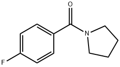 1-(4-Fluorobenzoyl)pyrrolidine Structure