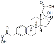 16,17-Epoxy-3,17-dihydroxyestra-1,3,5(10)-triene-3,17-diacetate Structure