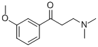 3-(dimethylamino)-3'-methoxypropiophenone  Structure
