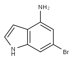 6-Bromo-1H-indol-4-amine Structure