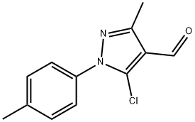 5-CHLORO-3-METHYL-1-P-TOLYL-1H-PYRAZOLE-4-CARBOXALDEHYDE Structure