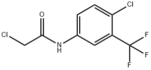 2-CHLORO-N-(4-CHLORO-3-(TRIFLUOROMETHYL)PHENYL)ACETAMIDE Structure