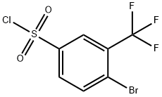 4-BROMO-3-(TRIFLUOROMETHYL)BENZENESULFONYL CHLORIDE Structure
