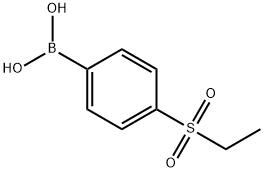 4-(ETHYLSULFONYL)PHENYLBORONIC ACID Structure