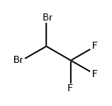 1,1-DIBROMO-2,2,2-TRIFLUOROETHANE Structure