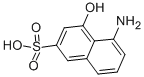5-amino-4-hydroxynaphthalene-2-sulphonic acid Structure