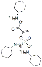 PHOSPHOENOLPYRUVIC ACID TRIS(CYCLOHEXYLAMMONIUM) SALT Structure