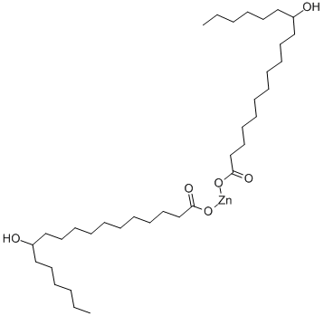 zinc bis[12-hydroxyoctadecanoate] Structure