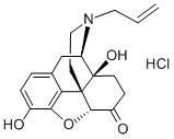 Naloxone hydrochloride  Structure