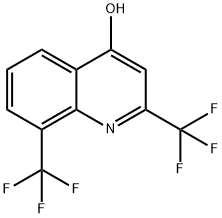 2,8-Bis(trifluoromethyl)-4-quinolinol Structure