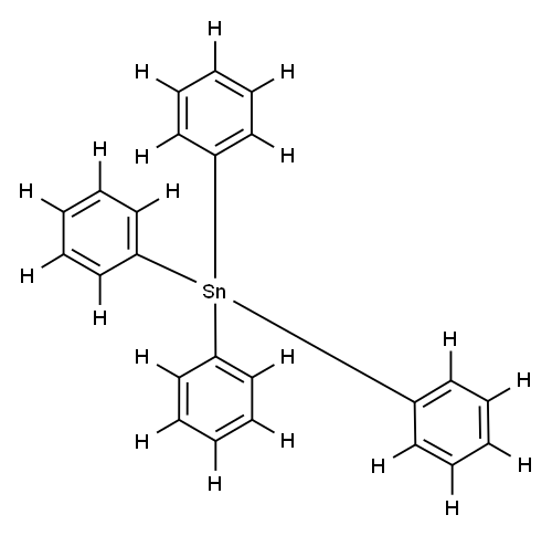 TETRAPHENYL-D20-TIN Structure