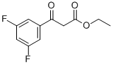Ethyl 3-(3,5-difluorophenyl)-3-oxopropanoate Structure