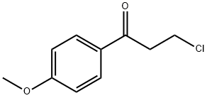 3-Chloro-1-(4-methoxyphenyl)propan-1-one Structure