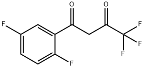 1-(2,5-difluorophenyl)-4,4,4-trifluorobutane-1,3-dione Structure