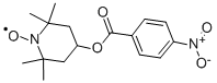 4-(4-NITROBENZOYLOXY)-2,2,6,6-TETRAMETHYL-1-PIPERIDINYLOXY Structure