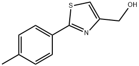 (2-P-TOLYL-THIAZOL-4-YL)-METHANOL Structure