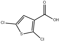2,5-DICHLOROTHIOPHENE-3-CARBOXYLIC ACID Structure