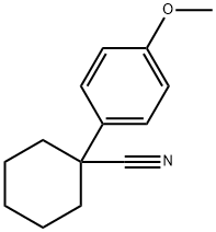 1-(4-METHOXYPHENYL)-1-CYCLOHEXANECARBONITRILE Structure