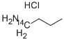N-BUTYLAMINE-1-14C HYDROCHLORIDE Structure