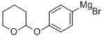 4-(2-TETRAHYDRO-2H-PYRANOXY)PHENYLMAGNESIUM BROMIDE Structure