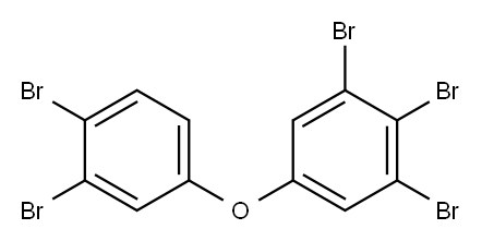 3,3μ,4,4μ,5-PentaBDE,  3,3μ,4,4μ,5-Pentabromodiphenyl  ether  solution,  PBDE  126 Structure