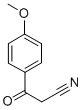 4-Methoxybenzoylacetonitrile Structure
