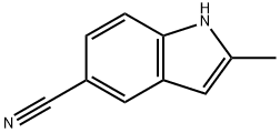 1H-Indole-5-carbonitrile,2-methyl- Structure