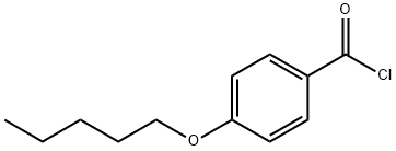 4-N-PENTYLOXYBENZOYL CHLORIDE Structure