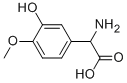AMINO-(3-HYDROXY-4-METHOXY-PHENYL)-ACETIC ACID Structure