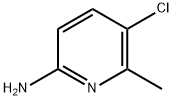 2-AMINO-5-CHLORO-6-PICOLINE Structure