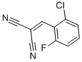 2-CHLORO-6-FLUOROBENZALMALONONITRILE Structure