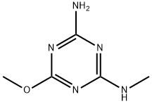 2-Methoxy-4-amino-6-methylamino-1,3,5-triazine Structure
