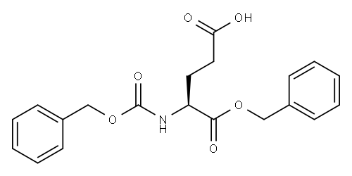 Cbz-L-Glutamic acid 1-benzyl ester Structure