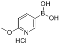 2-Methoxy-5-pyridineboronic acid hydrochloride Structure