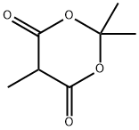 2,2,5-Trimethyl-1,3-dioxane-4,6-dione Structure