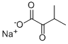 Sodium 3-methyl-2-oxobutanoate Structure