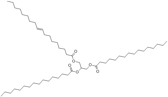 1,2-DIPALMITOYL-3-OLEOYL-RAC-GLYCEROL Structure
