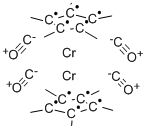 DICARBONYL(PENTAMETHYLCYCLOPENTADIENYL)CHROMIUM DIMER Structure